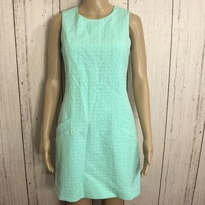 Southern Tide Sheath Seafoam Green Sleeveless Dress With Front Pockets Size 0